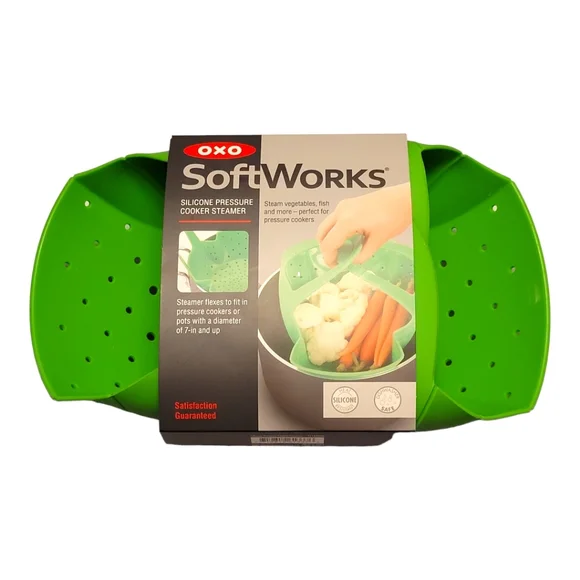 OXO SoftWorks Silicone Steamer Pressure Cooker Basket Heat Safe Silicone NWT - Picture 13 of 13